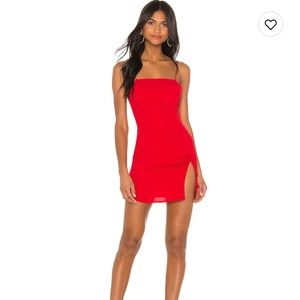 Syrus Slit Mini Dress by SUPERDOWN 🌶️❤️‍🔥